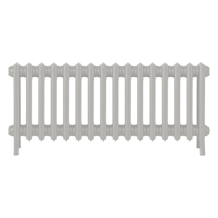 Grace - Pebble Grey Cast Iron Column Radiator H450mm x W998mm 4 Column - Wall Hung