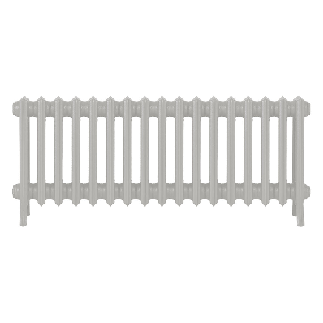 Grace - Pebble Grey Cast Iron Column Radiator H450mm x W1059mm 4 Column - Wall Hung
