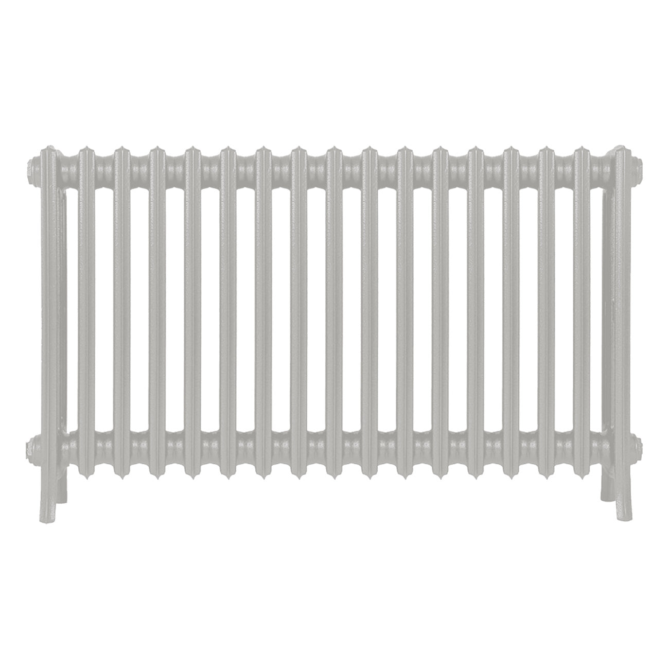 Grace - Pebble Grey Cast Iron Column Radiator H650mm x W1059mm 4 Column - Floor Standing