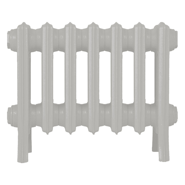 Grace - Pebble Grey Cast Iron Column Radiator H300mm x W454mm 4 Column - Wall Hung