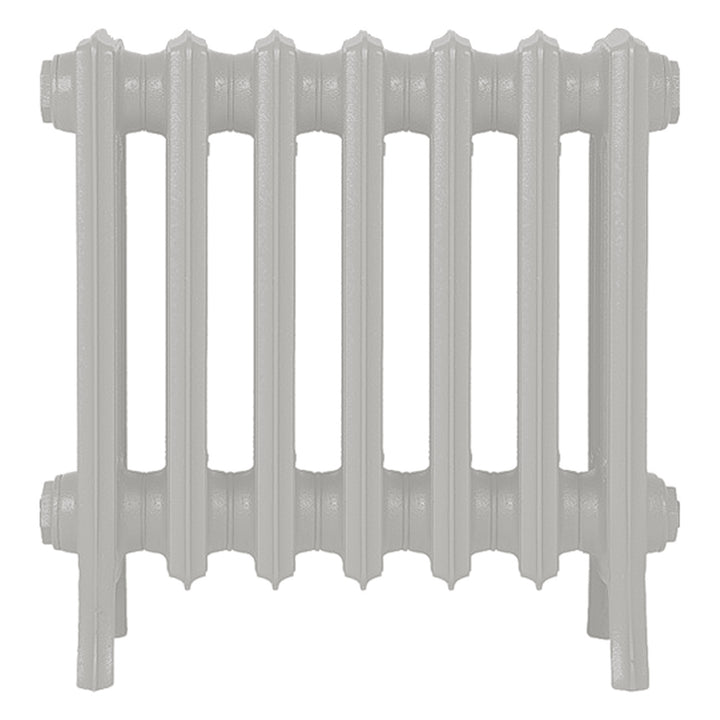 Grace - Pebble Grey Cast Iron Column Radiator H450mm x W454mm 4 Column - Wall Hung