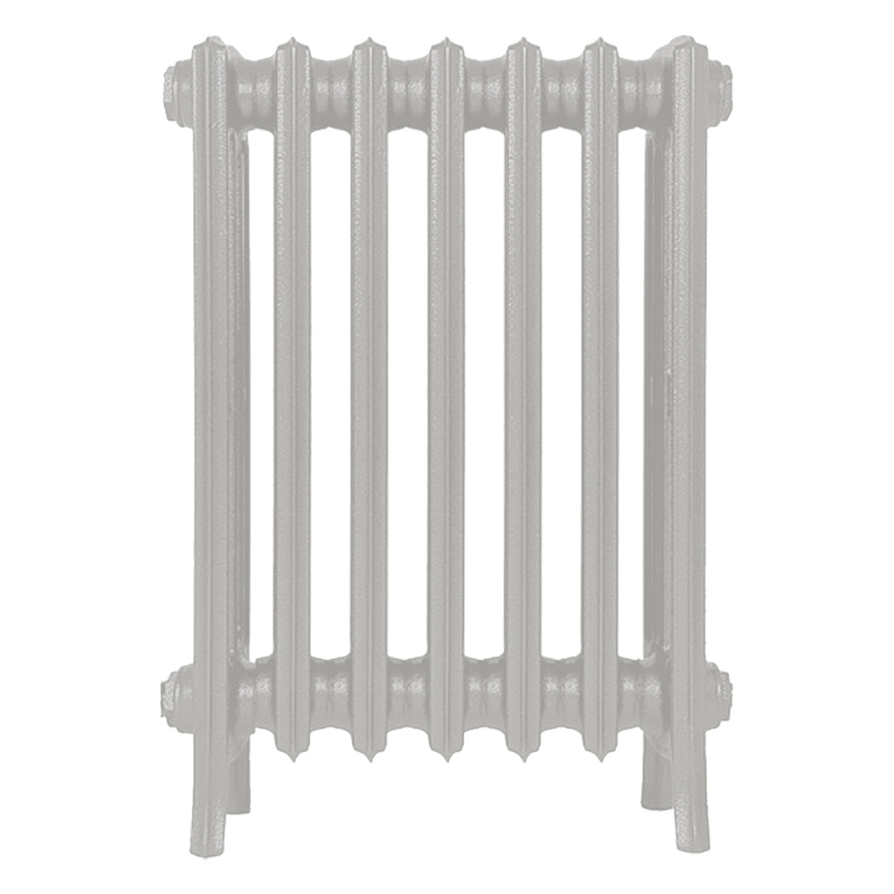 Grace - Pebble Grey Cast Iron Column Radiator H650mm x W454mm 4 Column - Floor Standing