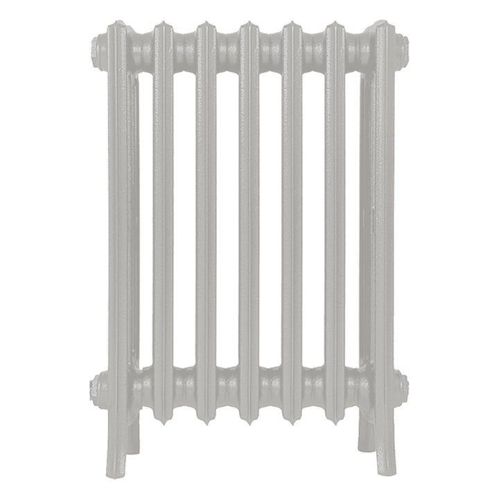 Grace - Pebble Grey Cast Iron Column Radiator H650mm x W454mm 4 Column - Floor Standing