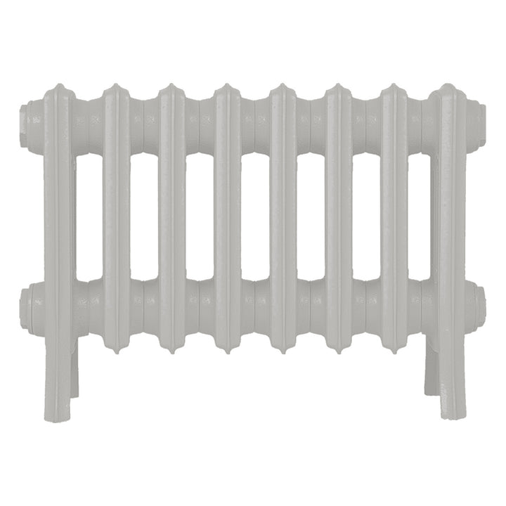 Grace - Pebble Grey Cast Iron Column Radiator H300mm x W514mm 4 Column - Wall Hung