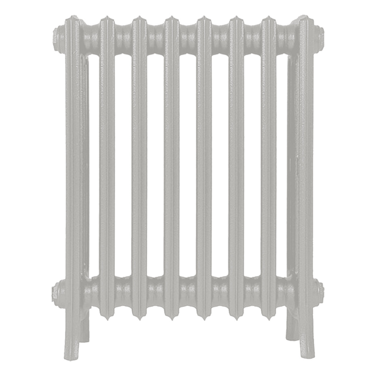 Grace - Pebble Grey Cast Iron Column Radiator H650mm x W514mm 4 Column - Floor Standing