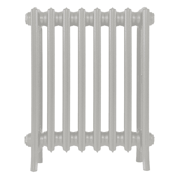 Grace - Pebble Grey Cast Iron Column Radiator H650mm x W514mm 4 Column - Floor Standing