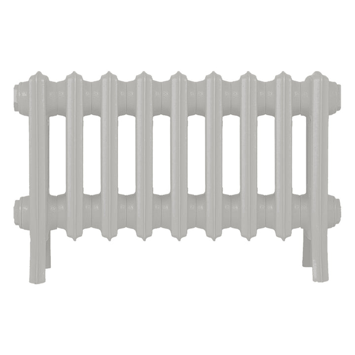 Grace - Pebble Grey Cast Iron Column Radiator H300mm x W575mm 4 Column - Wall Hung