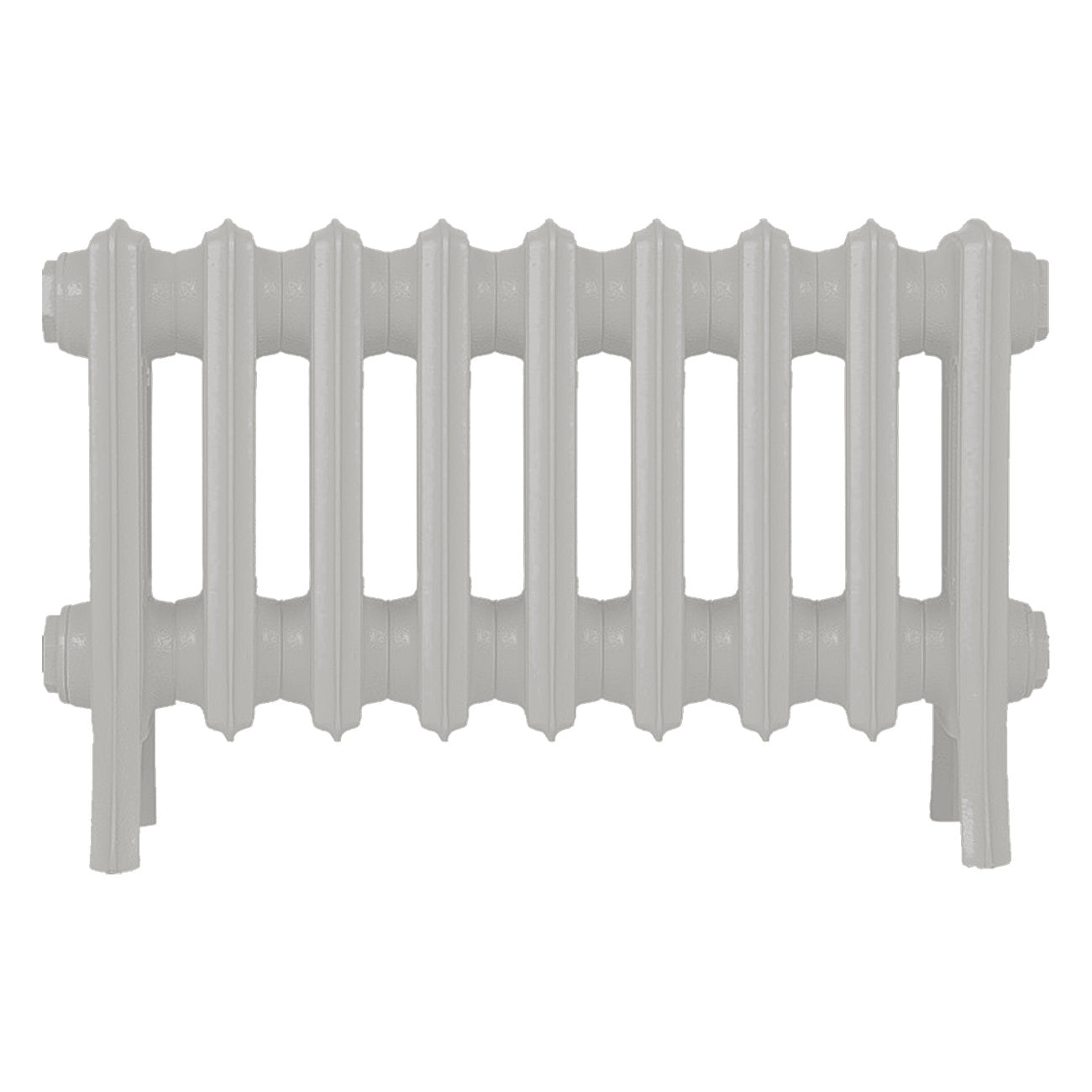 Grace - Pebble Grey Cast Iron Column Radiator H300mm x W575mm 4 Column - Wall Hung