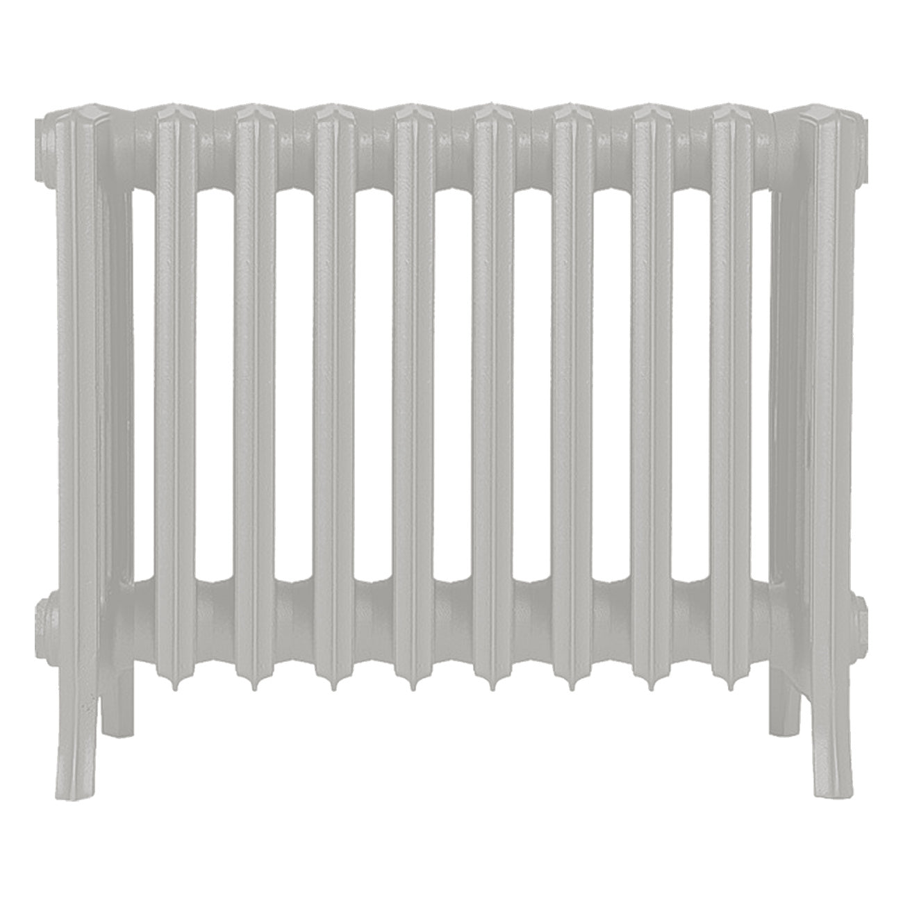 Grace - Pebble Grey Cast Iron Column Radiator H450mm x W635mm 6 Column - Wall Hung