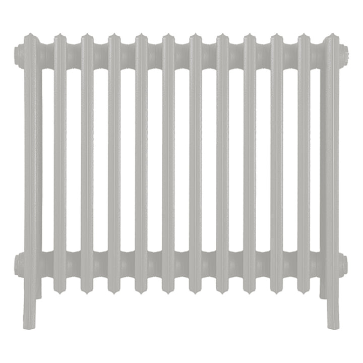 Grace - Pebble Grey Cast Iron Column Radiator H600mm x W756mm 6 Column - Wall Hung