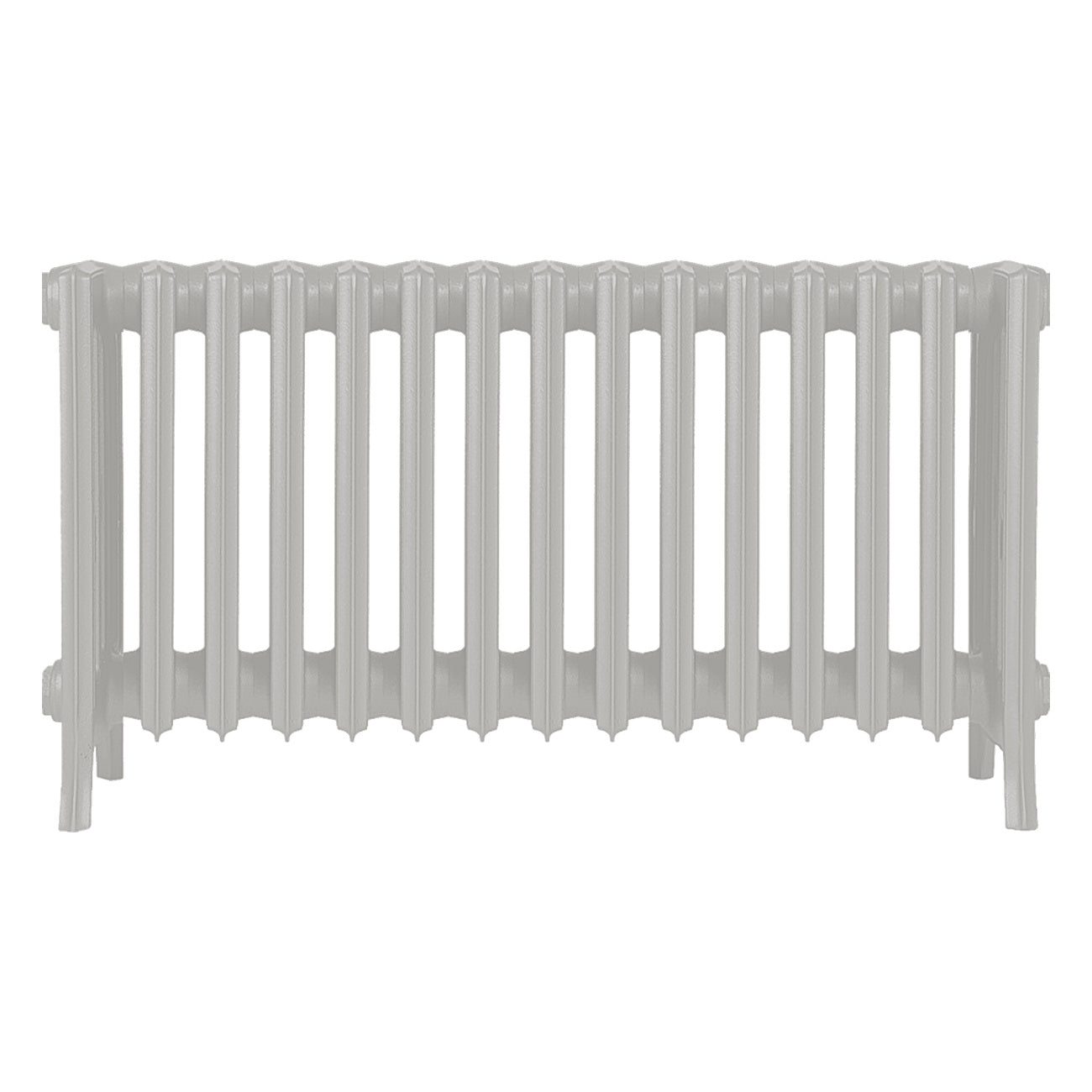 Grace - Pebble Grey Cast Iron Column Radiator H450mm x W938mm 6 Column - Wall Hung
