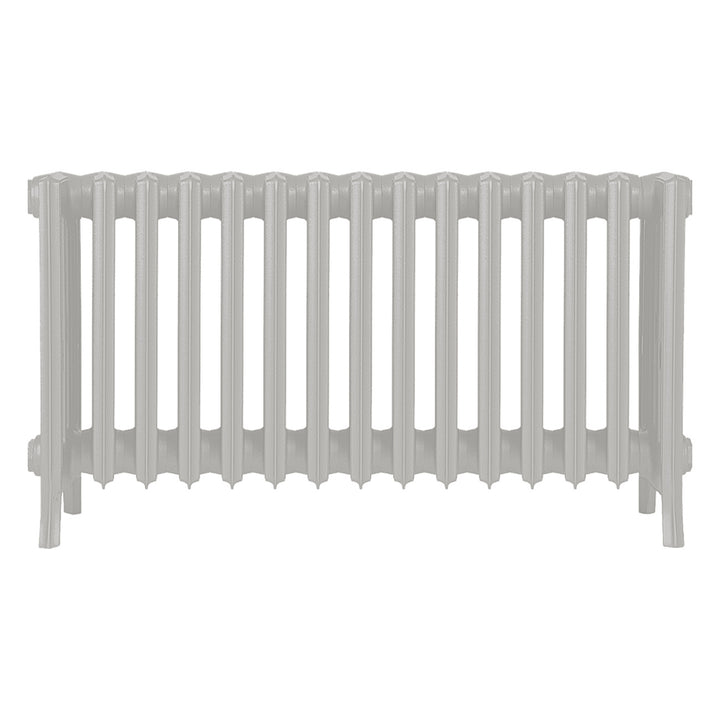 Grace - Pebble Grey Cast Iron Column Radiator H450mm x W938mm 6 Column - Wall Hung