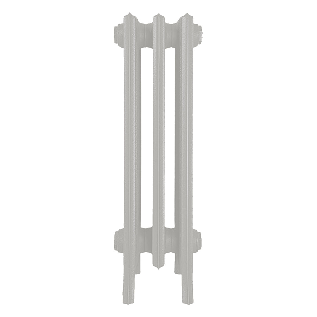 Grace - Pebble Grey Cast Iron Column Radiator H600mm x W212mm 6 Column - Wall Hung