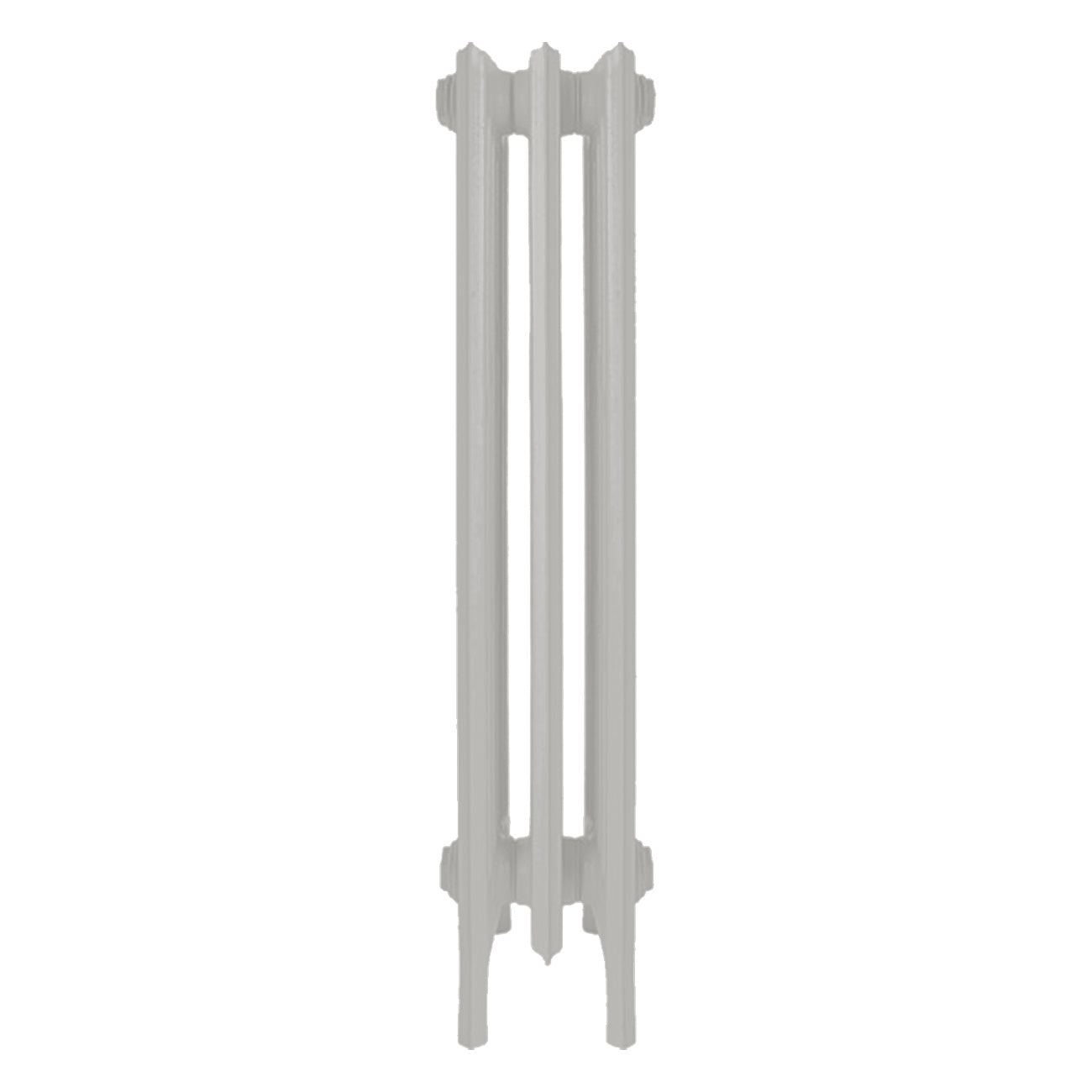 Grace - Pebble Grey Cast Iron Column Radiator H950mm x W212mm 6 Column - Floor Standing