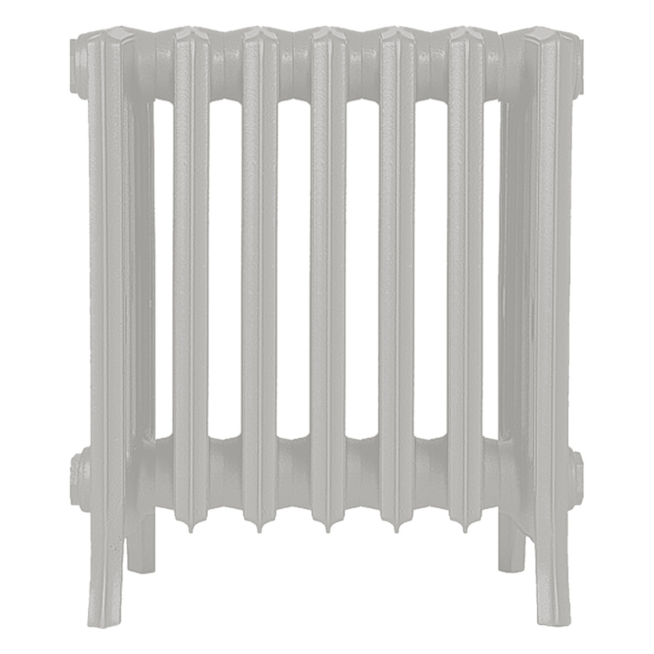Grace - Pebble Grey Cast Iron Column Radiator H450mm x W454mm 6 Column - Wall Hung
