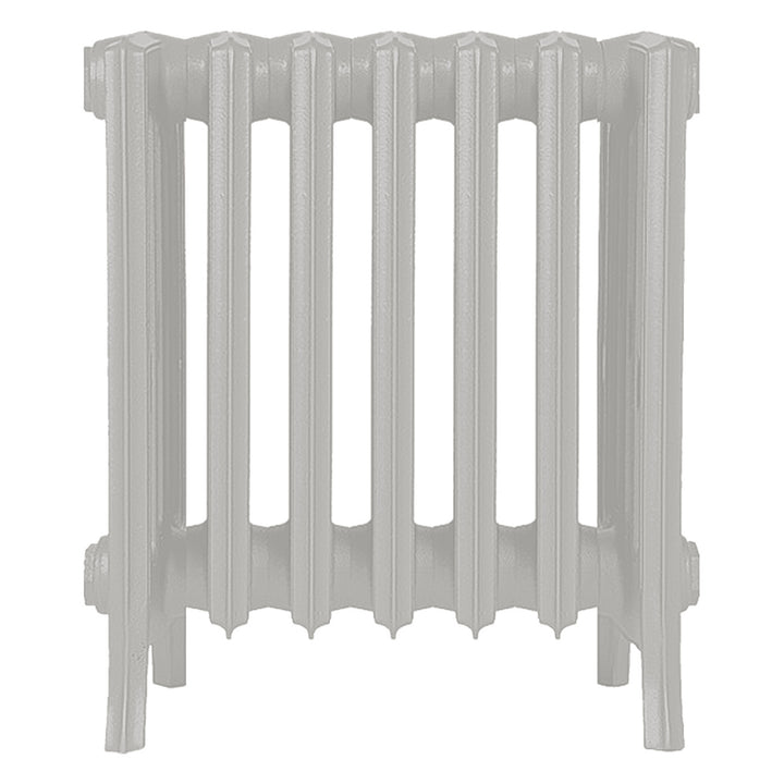 Grace - Pebble Grey Cast Iron Column Radiator H450mm x W454mm 6 Column - Wall Hung