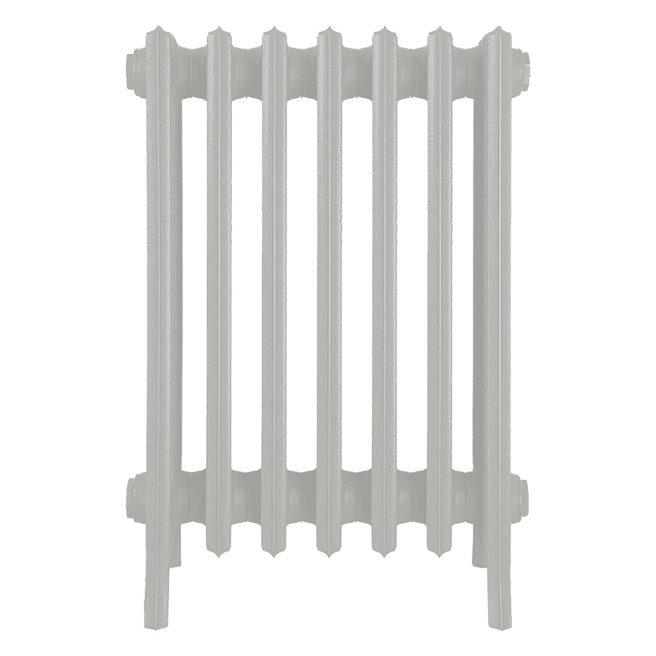 Grace - Pebble Grey Cast Iron Column Radiator H650mm x W454mm 6 Column - Floor Standing