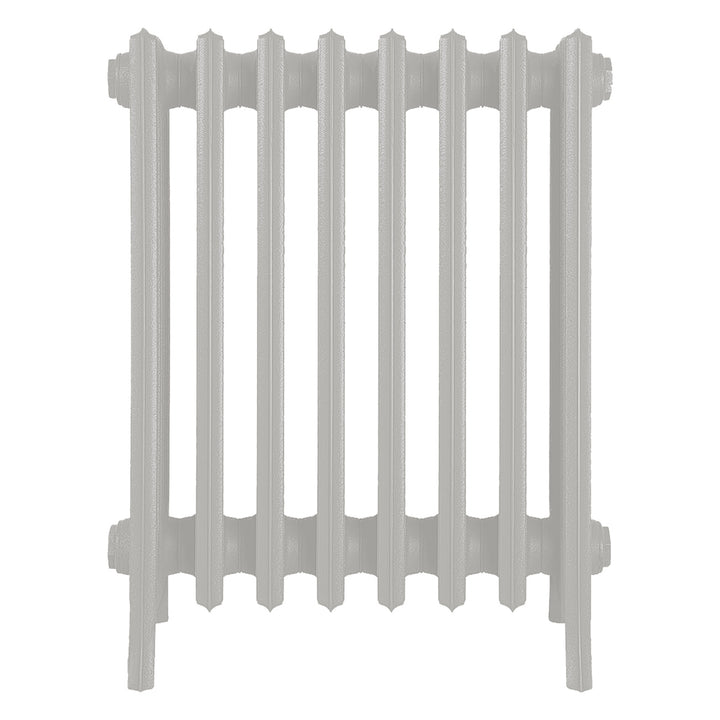 Grace - Pebble Grey Cast Iron Column Radiator H650mm x W514mm 6 Column - Floor Standing