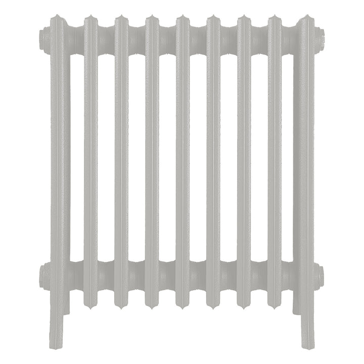 Grace - Pebble Grey Cast Iron Column Radiator H650mm x W575mm 6 Column - Floor Standing