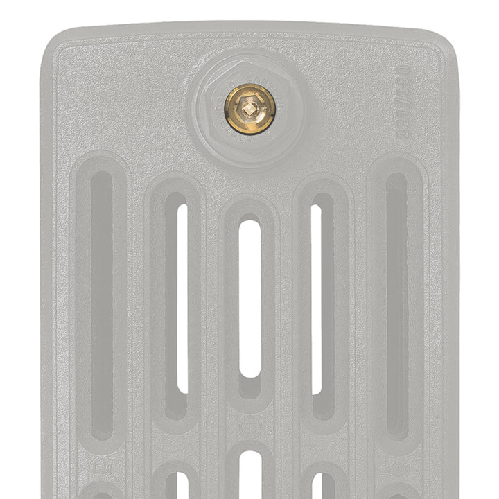 Grace - Pebble Grey Cast Iron Column Radiator H450mm x W272mm 6 Column - Wall Hung