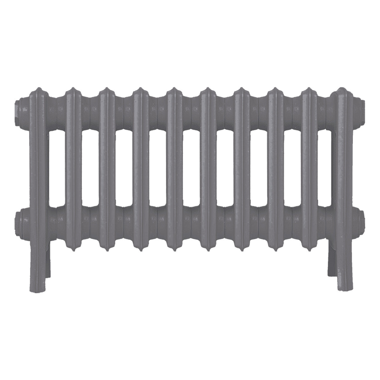 Grace - Pencil Grey Cast Iron Column Radiator H450mm x W272mm 4 Column - Wall Hung