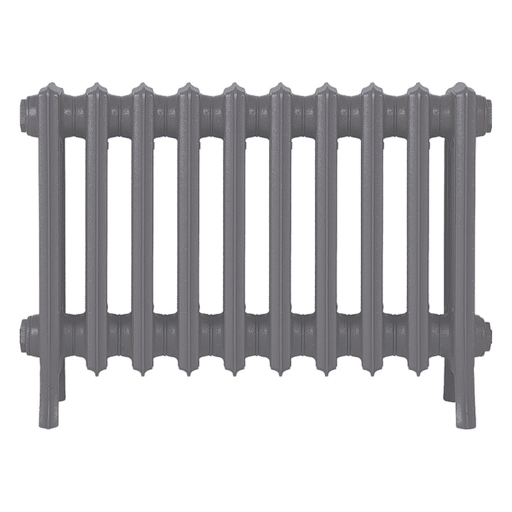 Grace - Quartz Grey Cast Iron Column Radiator H450mm x W635mm 4 Column - Wall Hung