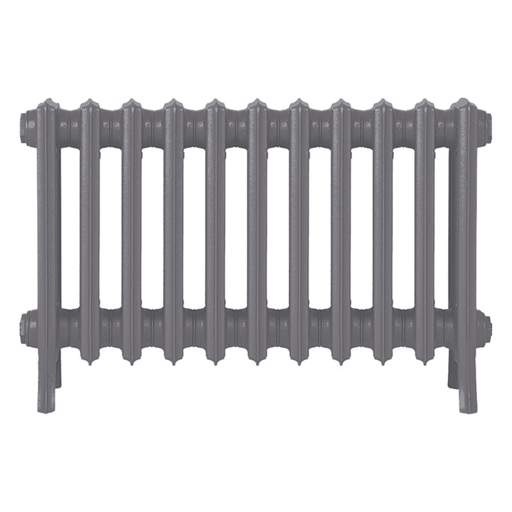 Grace - Quartz Grey Cast Iron Column Radiator H450mm x W696mm 4 Column - Wall Hung