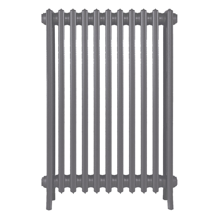 Grace - Quartz Grey Cast Iron Column Radiator H950mm x W696mm 4 Column - Floor Standing