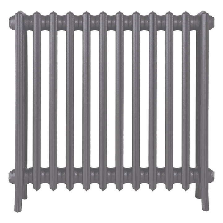 Grace - Quartz Grey Cast Iron Column Radiator H700mm x W756mm 4 Column - Wall Hung