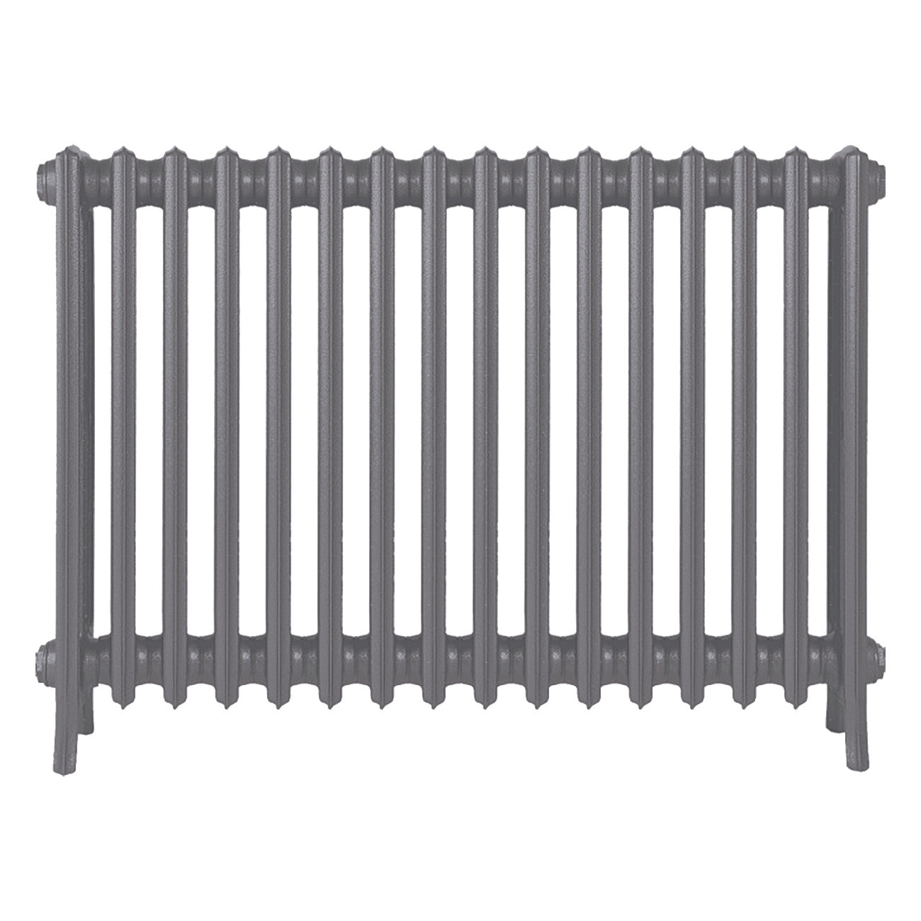 Grace - Quartz Grey Cast Iron Column Radiator H700mm x W998mm 4 Column - Wall Hung