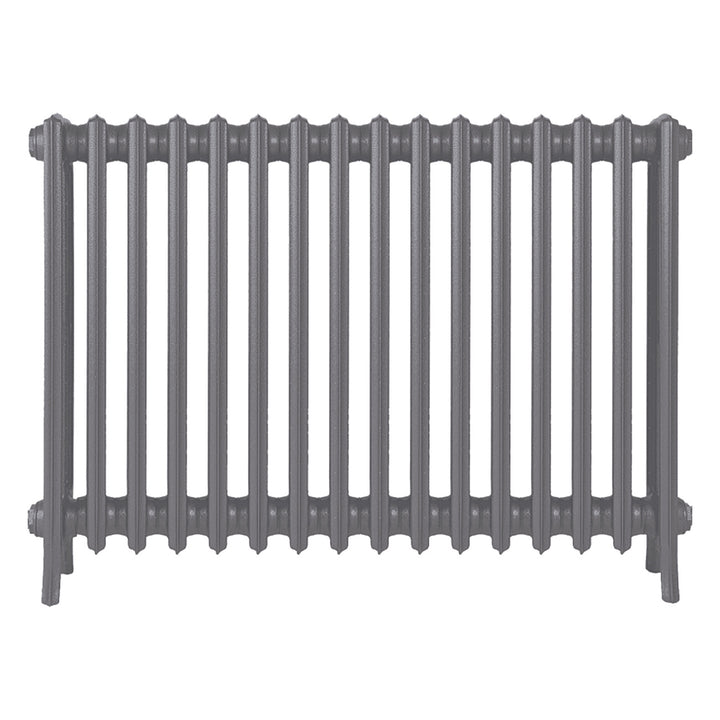 Grace - Quartz Grey Cast Iron Column Radiator H700mm x W998mm 4 Column - Wall Hung
