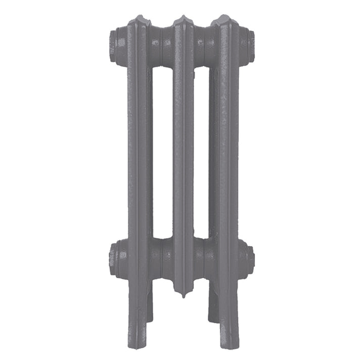 Grace - Quartz Grey Cast Iron Column Radiator H450mm x W212mm 4 Column - Wall Hung