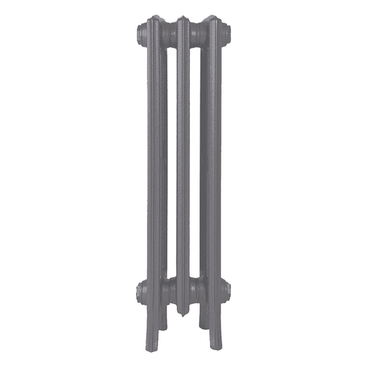 Grace - Quartz Grey Cast Iron Column Radiator H700mm x W212mm 4 Column - Wall Hung