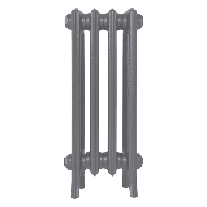 Grace - Quartz Grey Cast Iron Column Radiator H650mm x W272mm 4 Column - Floor Standing