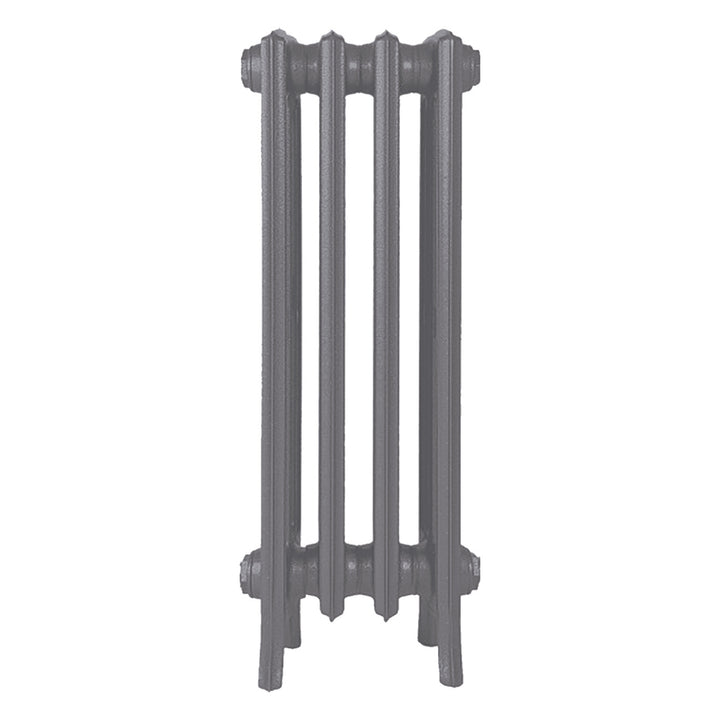 Grace - Quartz Grey Cast Iron Column Radiator H700mm x W272mm 4 Column - Wall Hung