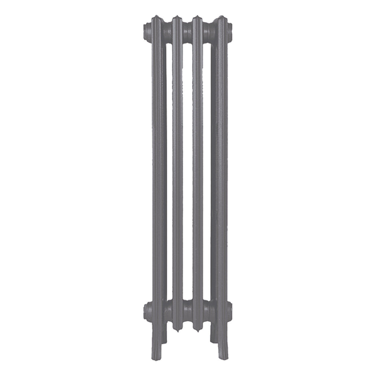 Grace - Quartz Grey Cast Iron Column Radiator H898mm x W272mm 4 Column - Wall Hung