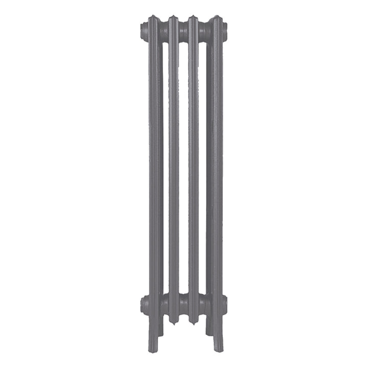 Grace - Quartz Grey Cast Iron Column Radiator H898mm x W272mm 4 Column - Wall Hung