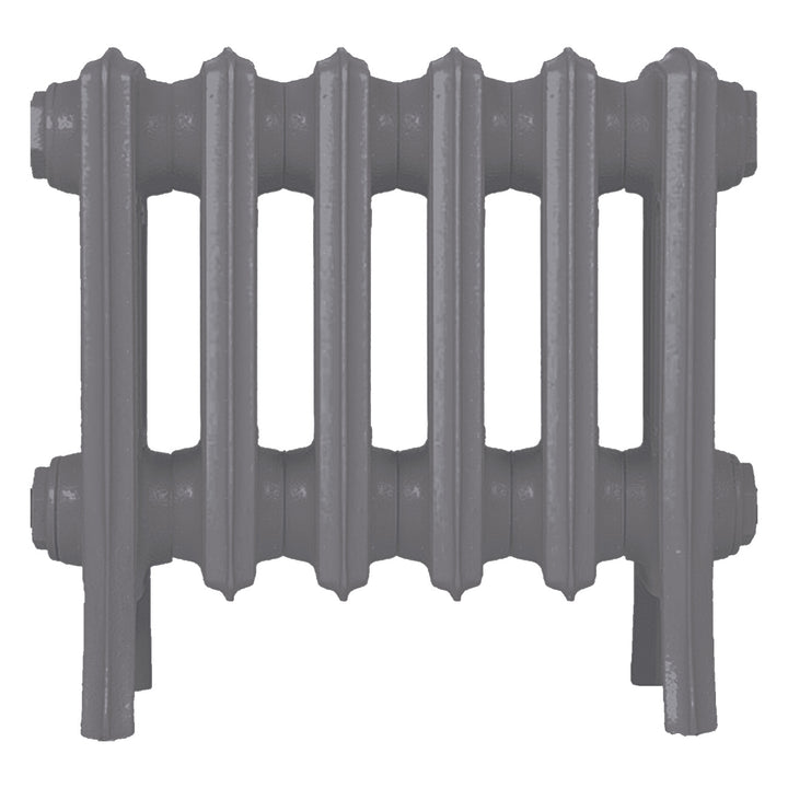 Grace - Quartz Grey Cast Iron Column Radiator H300mm x W393mm 4 Column - Wall Hung