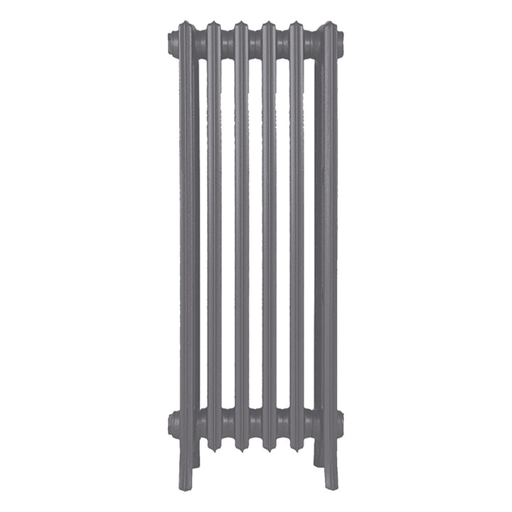 Grace - Quartz Grey Cast Iron Column Radiator H950mm x W393mm 4 Column - Floor Standing