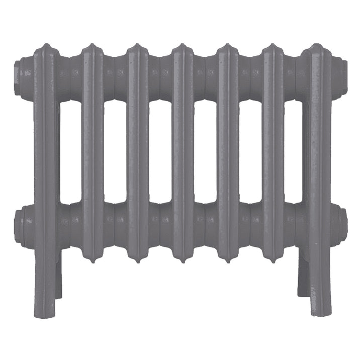 Grace - Quartz Grey Cast Iron Column Radiator H300mm x W454mm 4 Column - Wall Hung