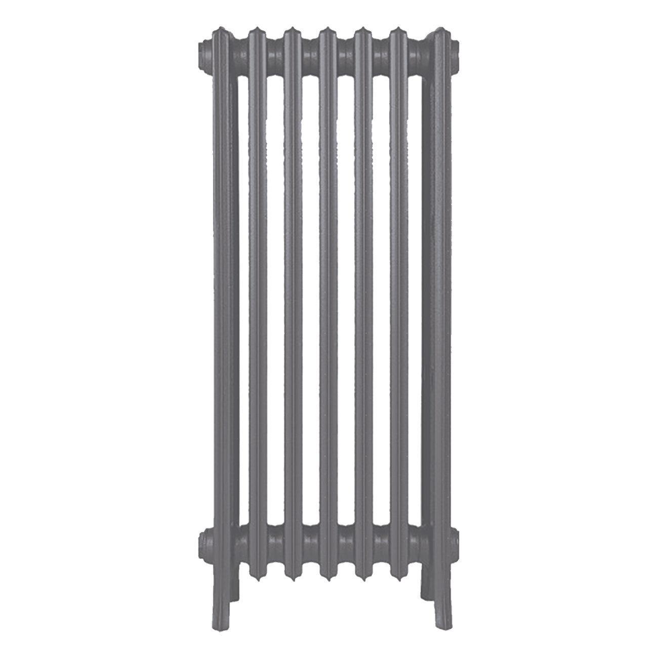Grace - Quartz Grey Cast Iron Column Radiator H950mm x W454mm 4 Column - Floor Standing