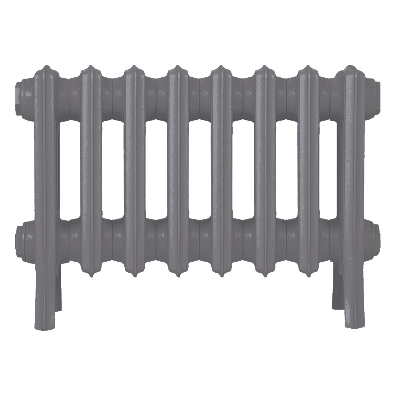 Grace - Quartz Grey Cast Iron Column Radiator H300mm x W514mm 4 Column - Wall Hung