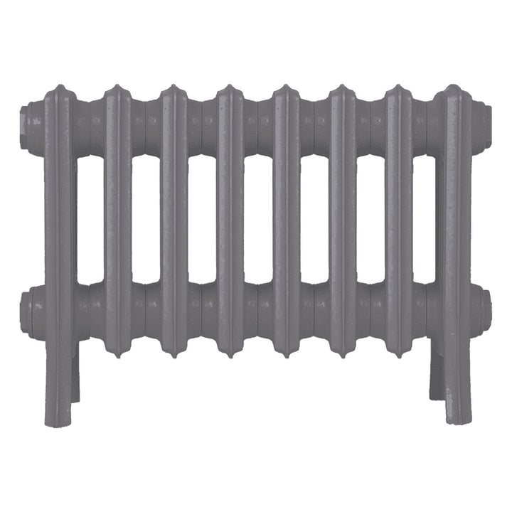 Grace - Quartz Grey Cast Iron Column Radiator H300mm x W514mm 4 Column - Wall Hung