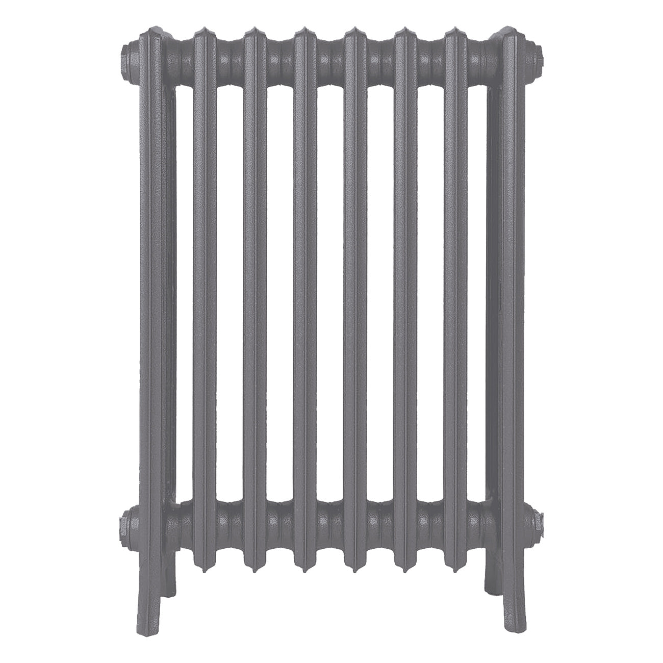 Grace - Quartz Grey Cast Iron Column Radiator H700mm x W514mm 4 Column - Wall Hung