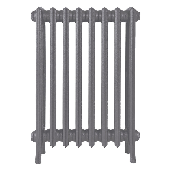 Grace - Quartz Grey Cast Iron Column Radiator H700mm x W514mm 4 Column - Wall Hung