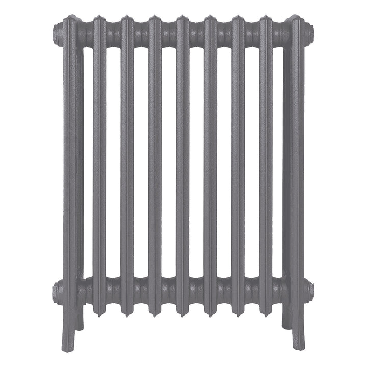Grace - Quartz Grey Cast Iron Column Radiator H700mm x W575mm 4 Column - Wall Hung