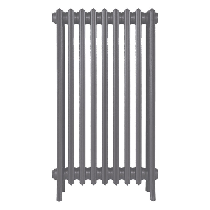 Grace - Quartz Grey Cast Iron Column Radiator H950mm x W575mm 4 Column - Floor Standing