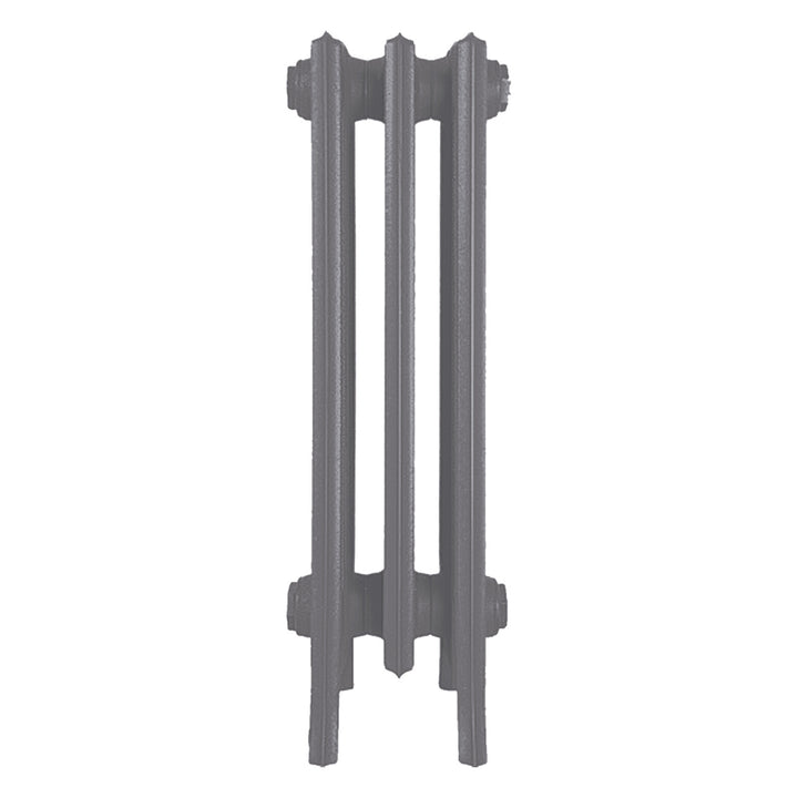 Grace - Quartz Grey Cast Iron Column Radiator H600mm x W212mm 6 Column - Wall Hung