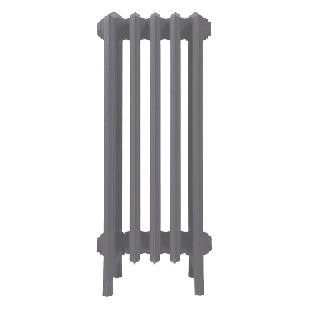 Grace - Quartz Grey Cast Iron Column Radiator H750mm x W333mm 6 Column - Floor Standing