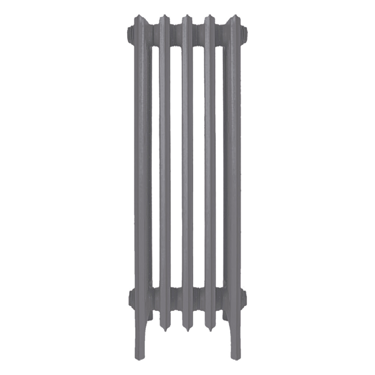 Grace - Quartz Grey Cast Iron Column Radiator H950mm x W333mm 6 Column - Floor Standing